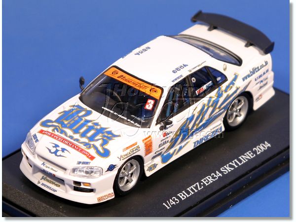 1/43 BLITZ ER34 スカイライン 4Dr 2004 Version | HLJ.co.jp