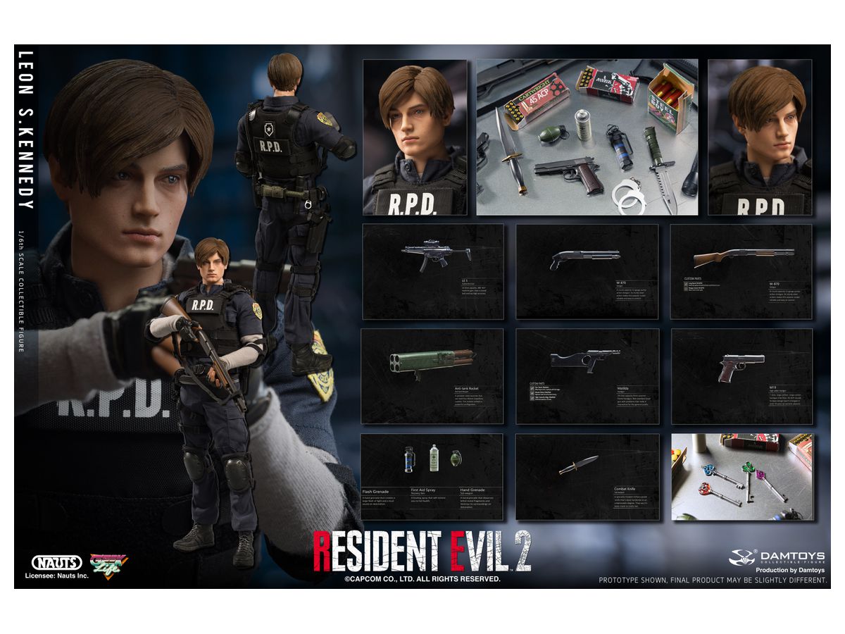 1/6 BIOHAZARD RE:2 コレクティブルアクションフィギュア レオン S