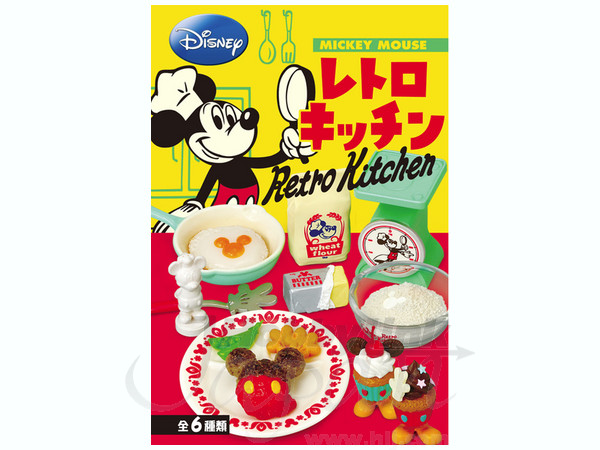 ミッキーマウス レトロキッチン: 1Box 6pcs | HLJ.co.jp