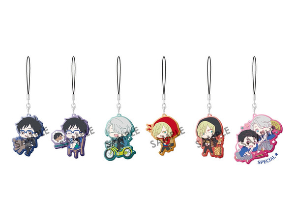 ユーリ!!! on ICE クリアラバーストラップ 1Box 6pcs | HLJ.co.jp