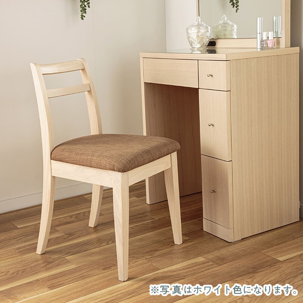 ドレッサー カプリス 一面鏡 WN（ウォールナット）(一面鏡 5Y)WN