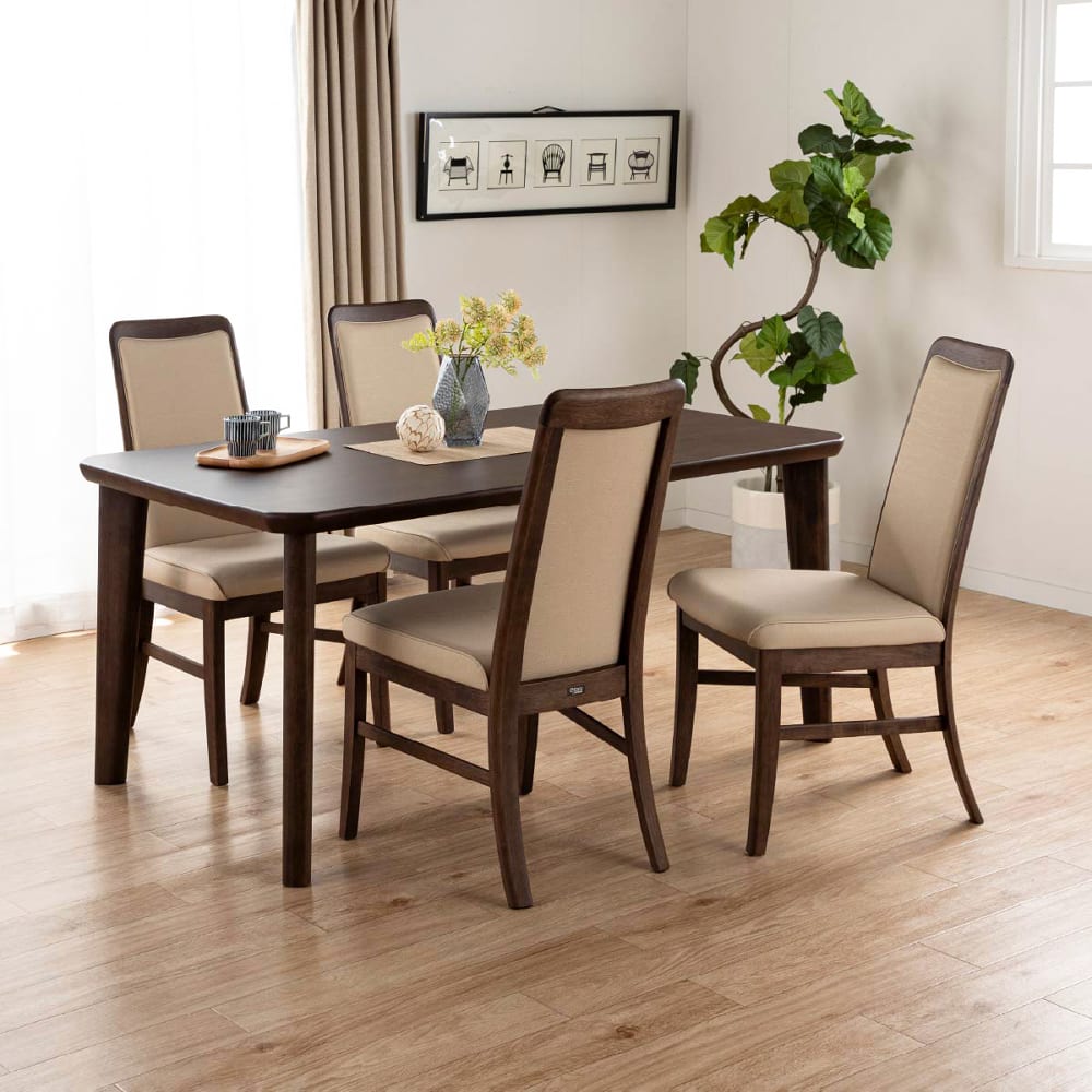 カリモク］【地域限定】ダイニング5点セット シトラスS 4人掛け 150