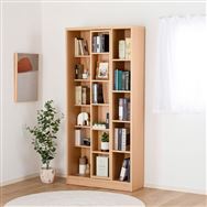 ☆本棚 スライド エース シングルスライド NA ナチュラル(書棚