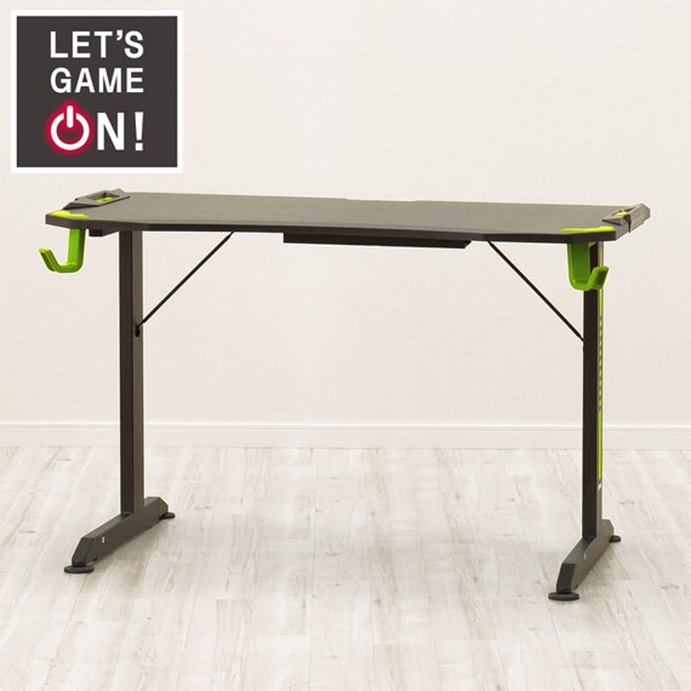 ゲーミングデスク GM001 118 BK/RE ニトリ（NITORI） 幅118cm ゲーミングデスク(GM001 118BK/RE) パソコン