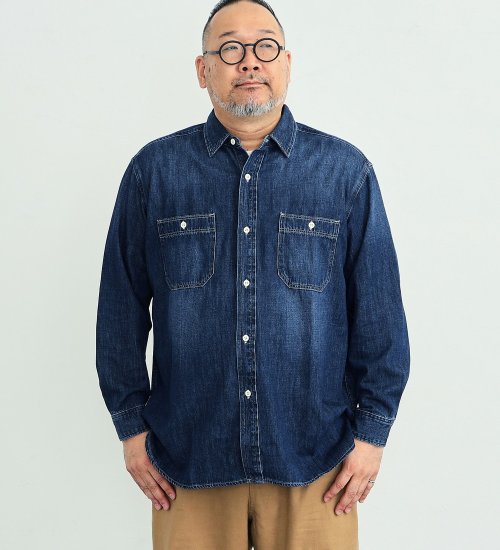 大きいサイズ】ワークシャツ 長袖|EDWIN|エドウイン