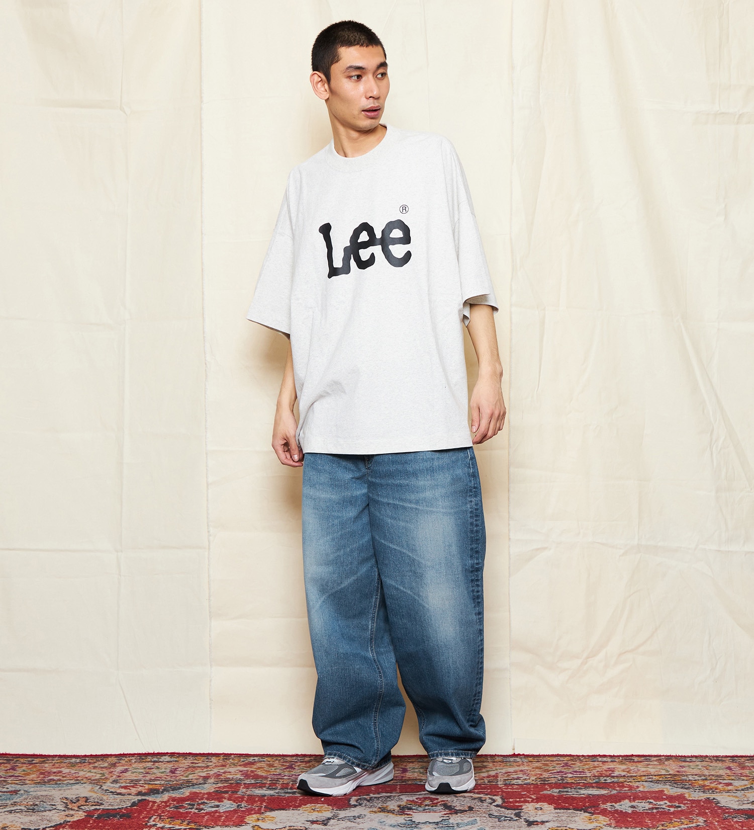 試着対象】SUPERSIZED ビッグシルエットライダースデニムパンツ