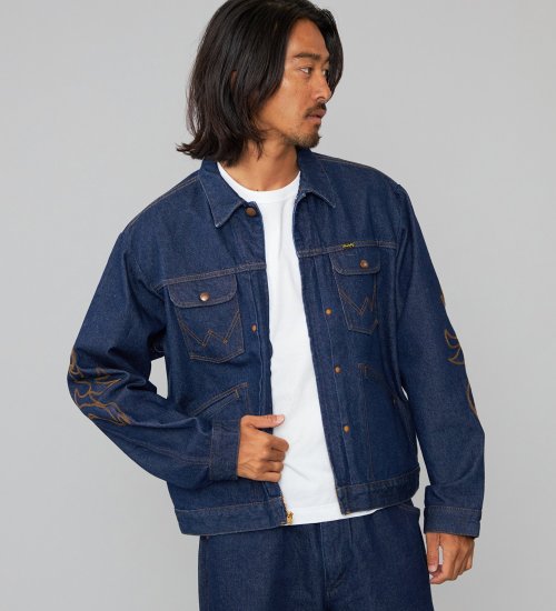 FINAL SALE】【US ORIGINAL】24MJZ EMBROIERY デニムジャケット/刺繍