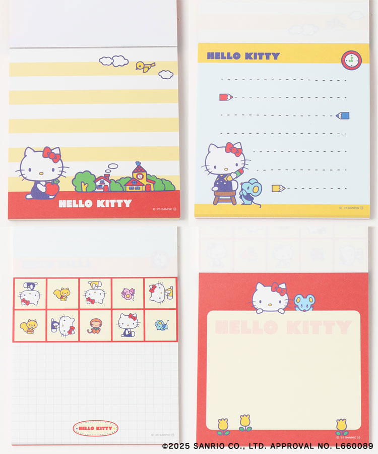 レトロサンリオキャラクターズスクエアメモ メモ メモ用紙 メモ帳