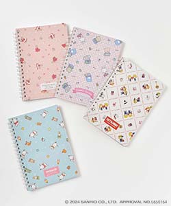レトロサンリオキャラクターズWリングノート ノート リングノート