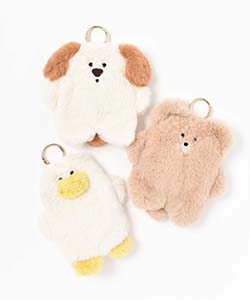 スフレベアキーリングポーチ ポーチ 小物入れ くま クマ bear いぬ 犬