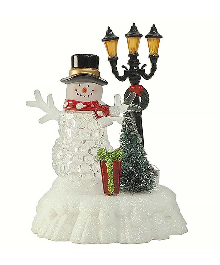 クリスタルスノーマン街灯ライト | Bleu Bleuet（ブルーブルーエ）公式通販