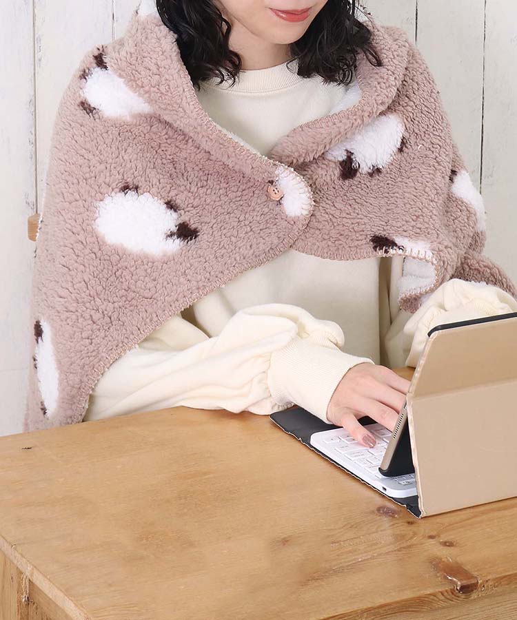 ≪SALE≫ひつじブランケットS(ひつじS): ALL｜Bleu Bleuet（ブルー