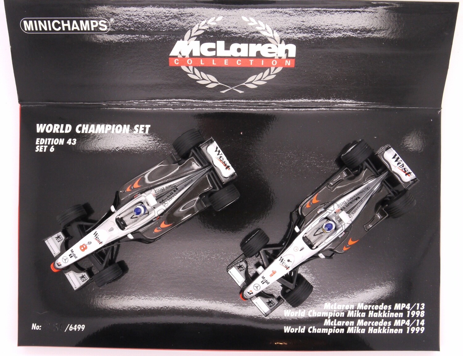 1998 & 1999 Minichamps West McLaren MP4/13 & MP4/14 M Hakkinen