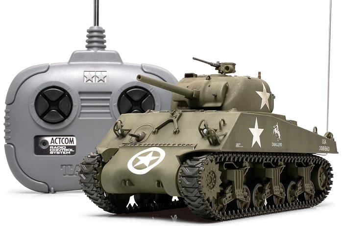 タミヤ 1/35RCタンクシリーズ M4A3シャーマン戦車(4chユニット付) | タミヤ