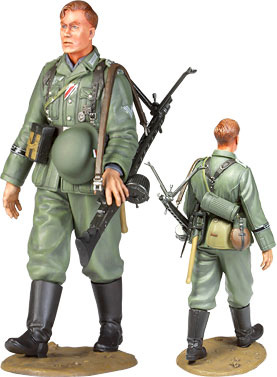 タミヤ 1/16 ワールドフィギュアシリーズ WWII ドイツ国防軍歩兵