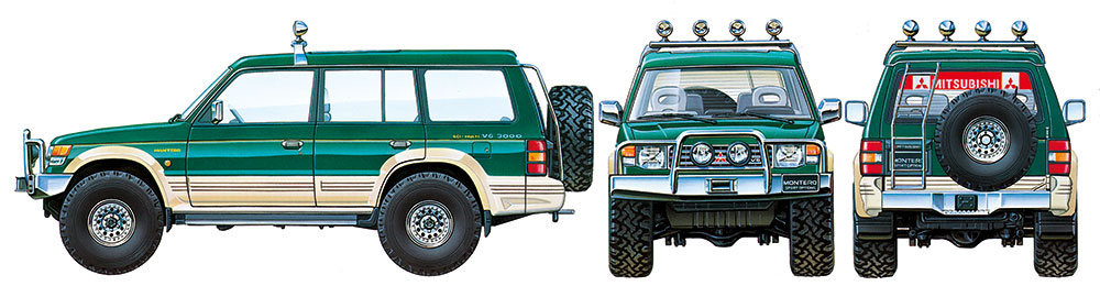タミヤ 1/24 スポーツカーシリーズ 三菱 パジェロ スポーツオプション