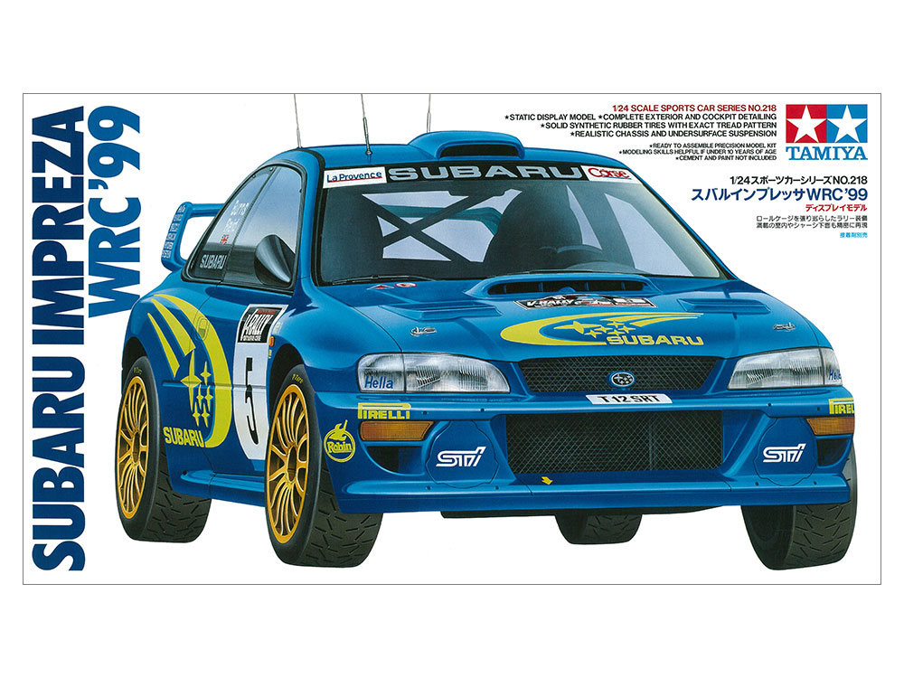 タミヤ 1/24 スポーツカーシリーズ スバル インプレッサ WRC '99 | タミヤ