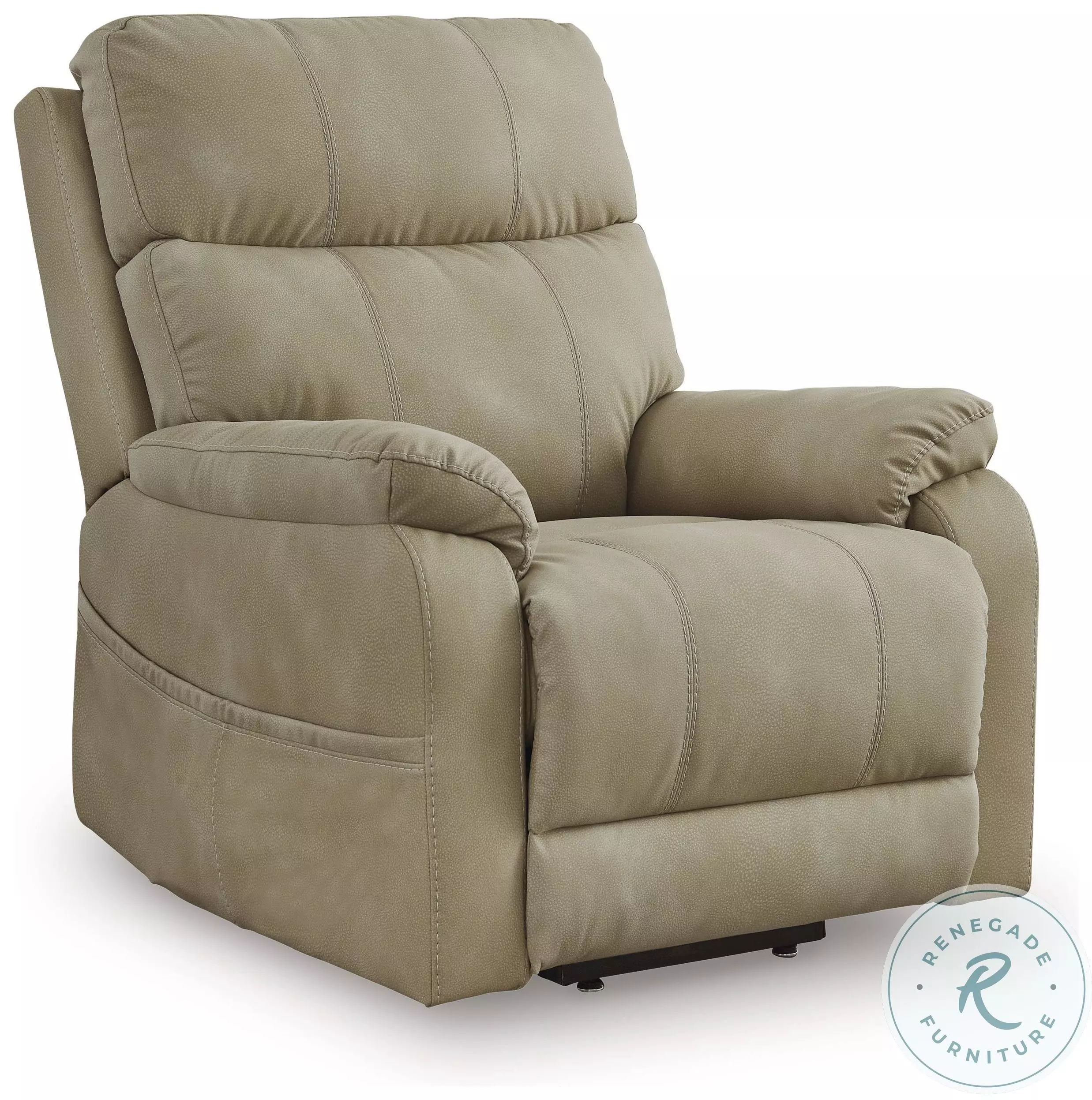 Next-Gen Durapella Sand Power Lift Recliner From Ashley Furniture