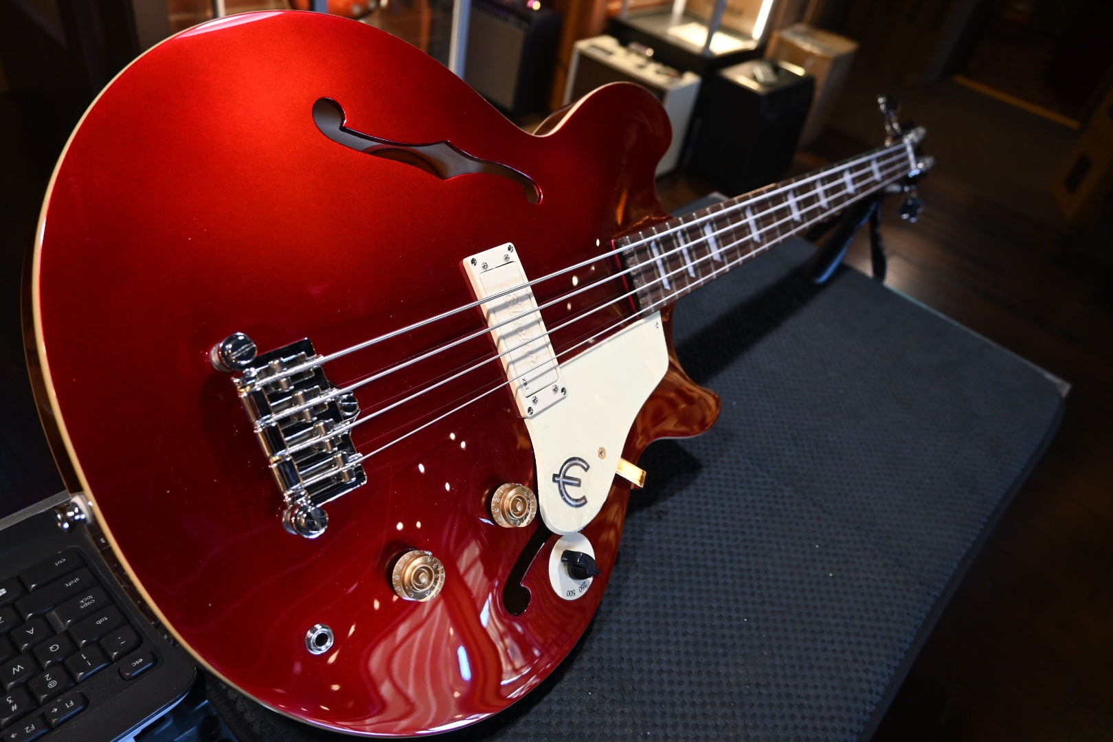Epiphone Jack Casey Bass Sparkling Burgundy Bass 0022 | Danville Music