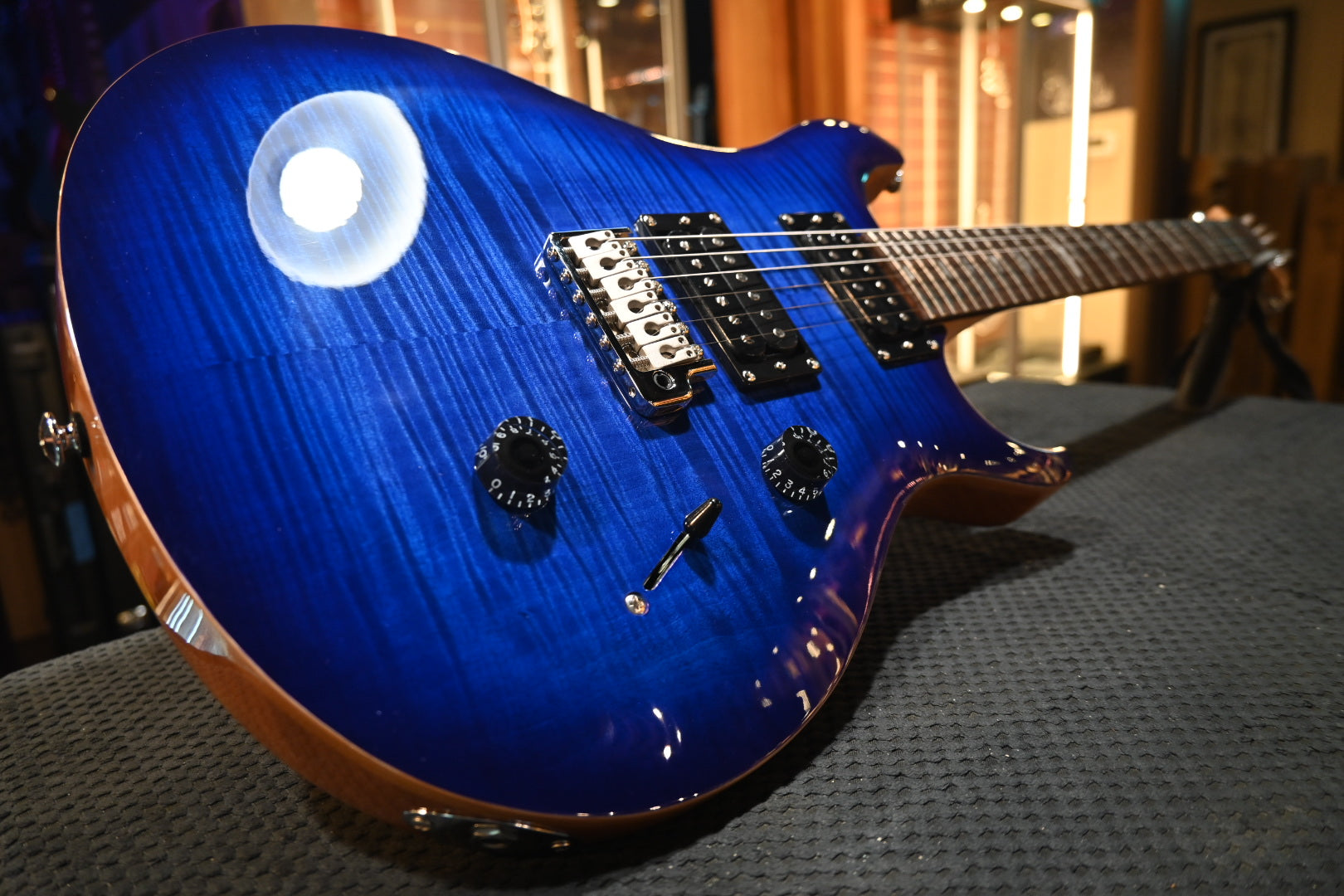 PRS SE Custom 24 Faded Blue Burst Guitar 3425 | Danville Music