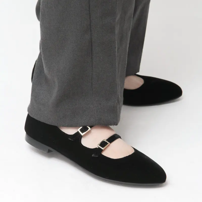 ルカ グロッシの厚底 ストレッチショートブーツ｜送料無料|BLACK