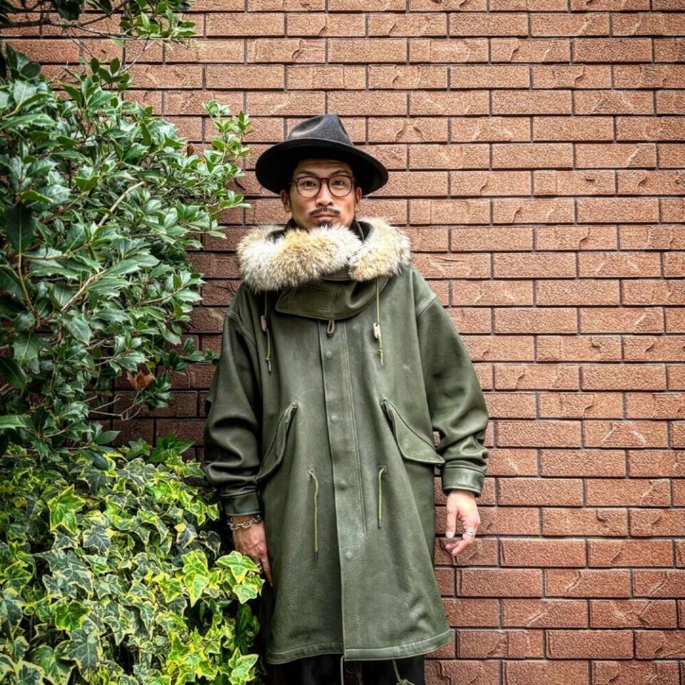 CWORKS【Lur / ﾙﾙ】Leather M65用 hood & CWORKS【Lin /ﾘﾝ】Leather