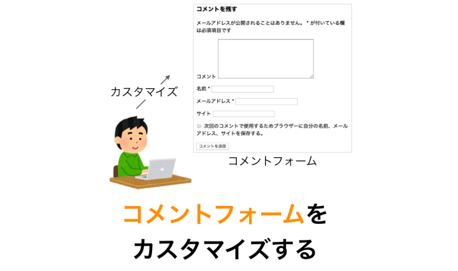 ワードプレス】コメントフォーム（comment_form）をカスタマイズする