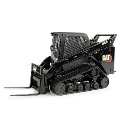 1/16 Black Caterpillar Tracked 297D2 Skid Steer Loader With