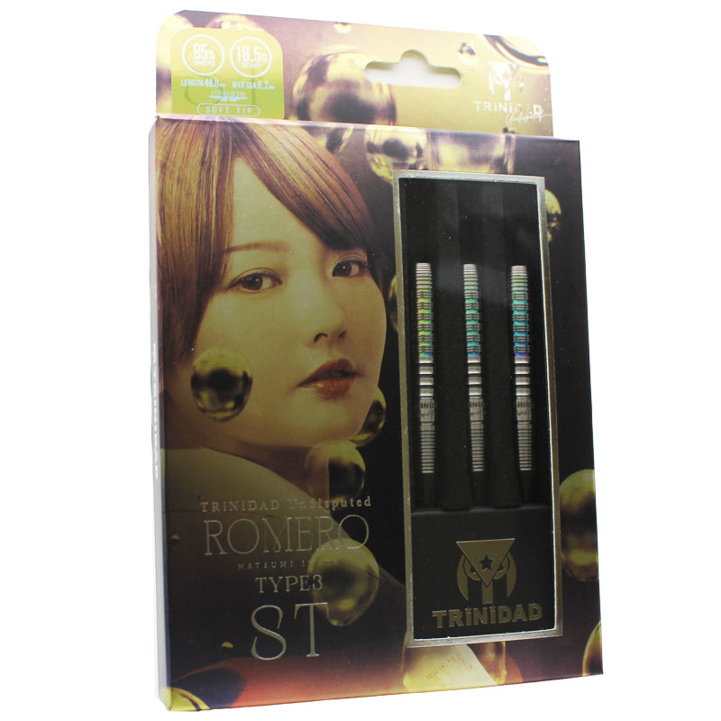 TRiNiDAD Undisputed ROMERO TYPE3 ST Darts Barrel 岩田夏海