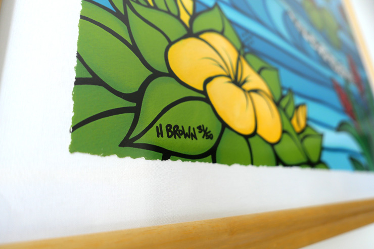 1点のみ！大人気アーティストのヘザー・ブラウンのアートを日本へお