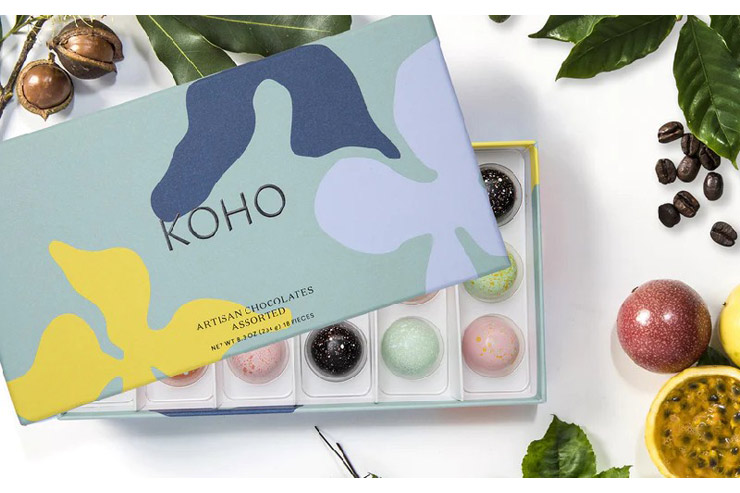 松屋銀座のイベントでハワイアンホーストの高級チョコレートブランドが