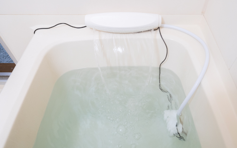 お湯のベールで至福のバスタイム「極楽かた～ゆ」 | THANKO