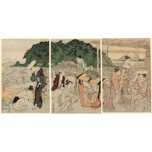 鳥居清長による浮世絵「A Pilgrimage to Enoshima」