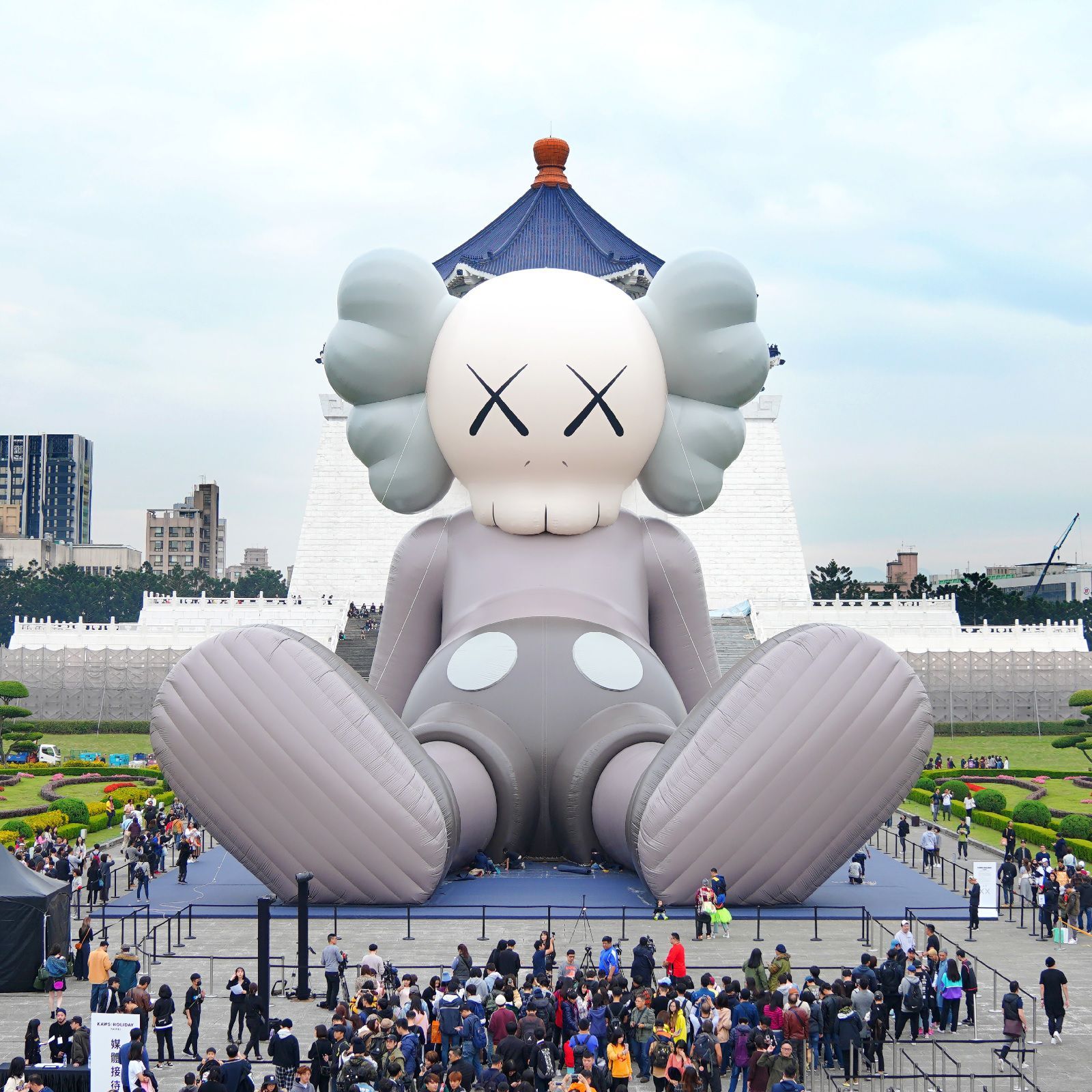 KAWS's latest installation has reached Mount Fuji - nss magazine