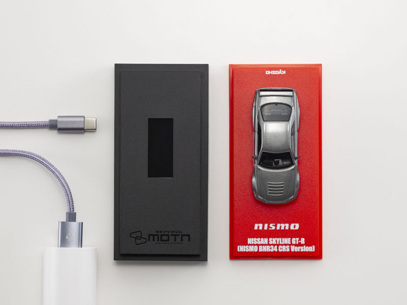 京商 ミニカー | ミニカーのヘッドライトが光る。京商 モトンシステム