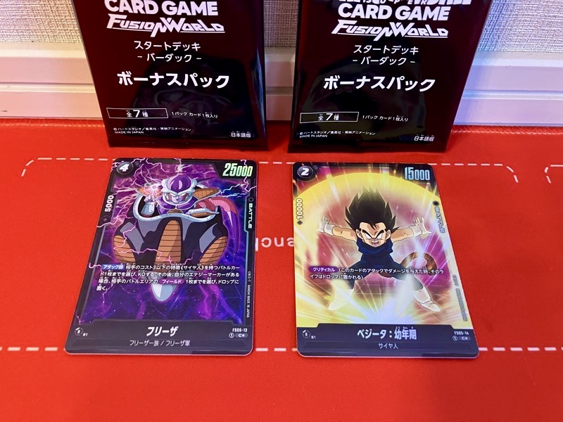 DBFW】スタートデッキバーダック2箱＆ボーナスパック開封