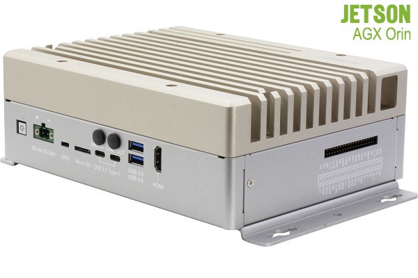 AI@Edge Fanless Embedded Box PC with NVIDIA Jetson AGX Orin 32GB