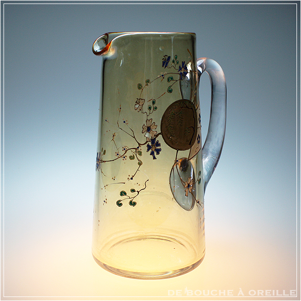 オールドバカラ アンティーク DE BOUCHE A OREILLE / Baccarat Pichet