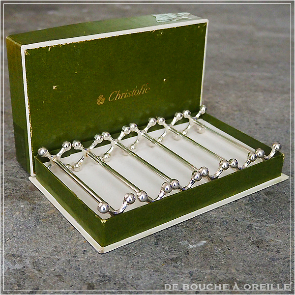 オールドバカラ アンティーク DE BOUCHE A OREILLE / porte-couteau