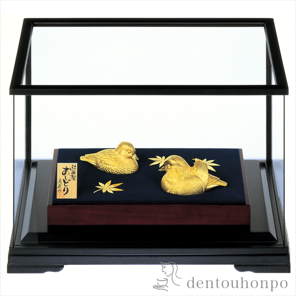 送料無料】 純金 おしどり C 30g / 光則（金工芸） 高級 コレクション