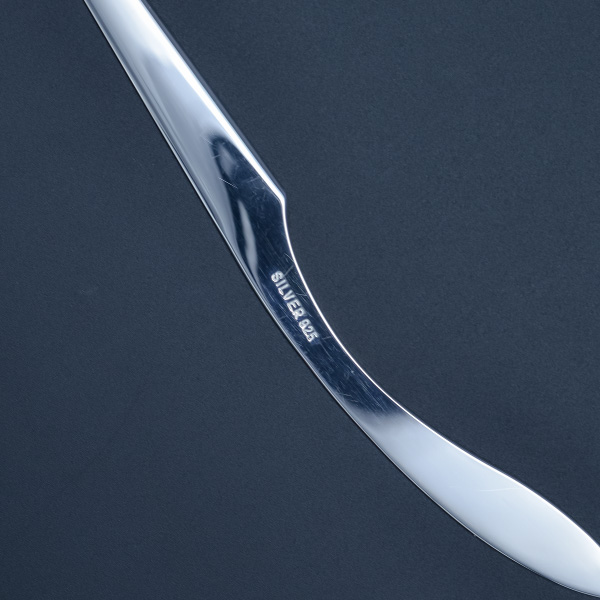 送料無料】 銀製 ペーパーナイフ ウェーブ / 書道 高級 人気 お土産