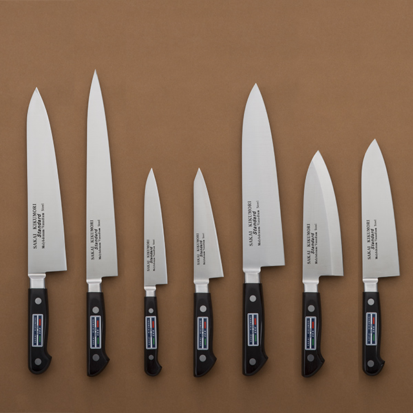 送料無料】 洋包丁 堺菊守 スタンダード（口金付） ペティナイフ 150mm