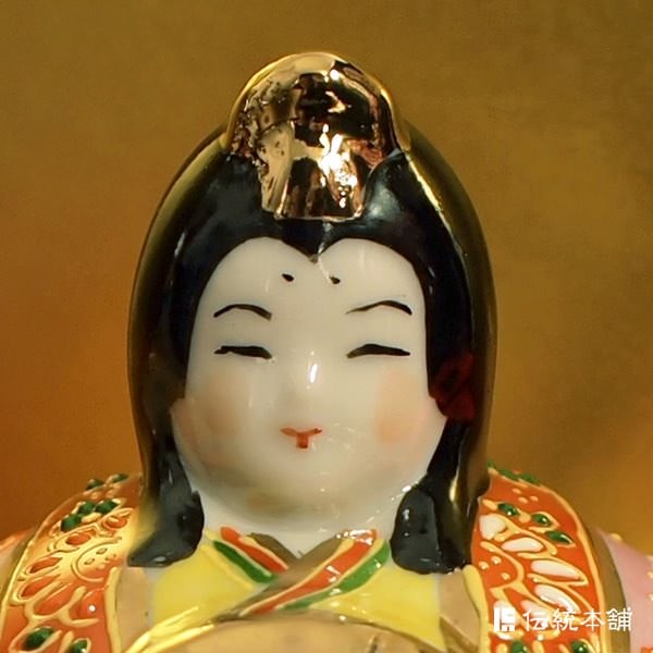 名入れ木札無料】 【送料無料】 玉雛人形 桜盛 3号 台・敷物・立札