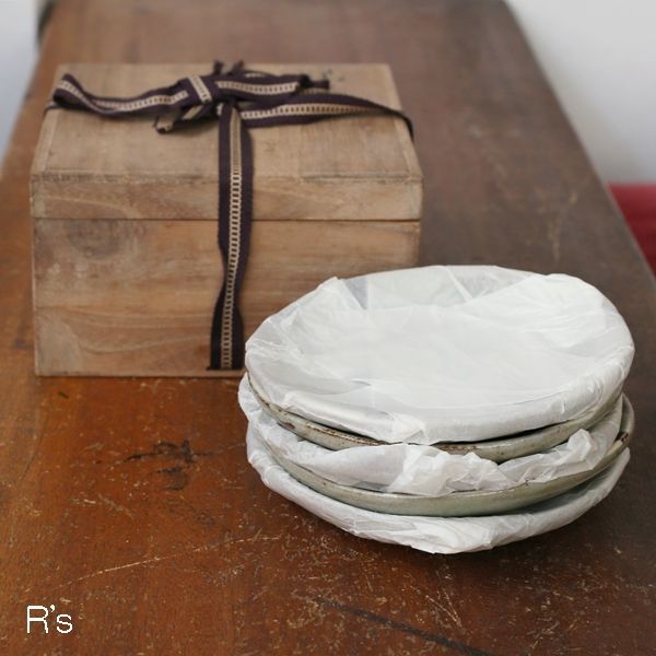 幸兵衛窯 絵変わり 銘々皿5枚揃え 未使用品 共箱付き（V4624