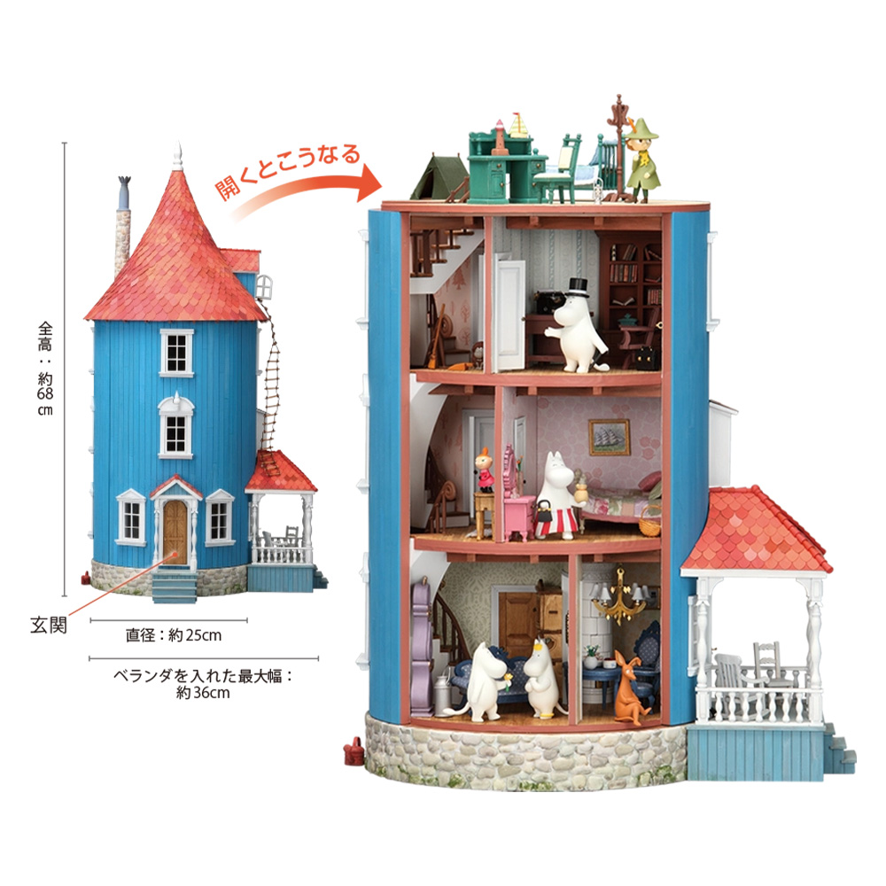 ムーミンハウスをつくる【全110号】キット | デアゴスティーニ公式