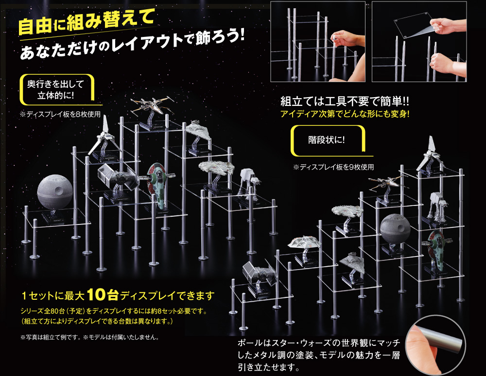 オリジナル・ディスプレイラック | デアゴスティーニ公式