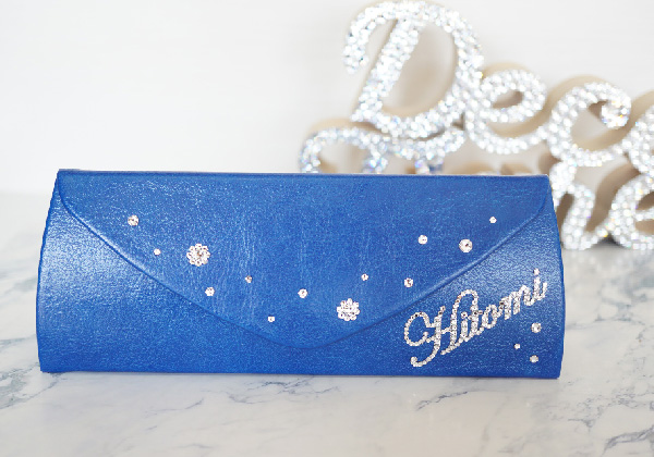 スワロフスキーで市販のメガネケースを特別なモノに | DecoTiare