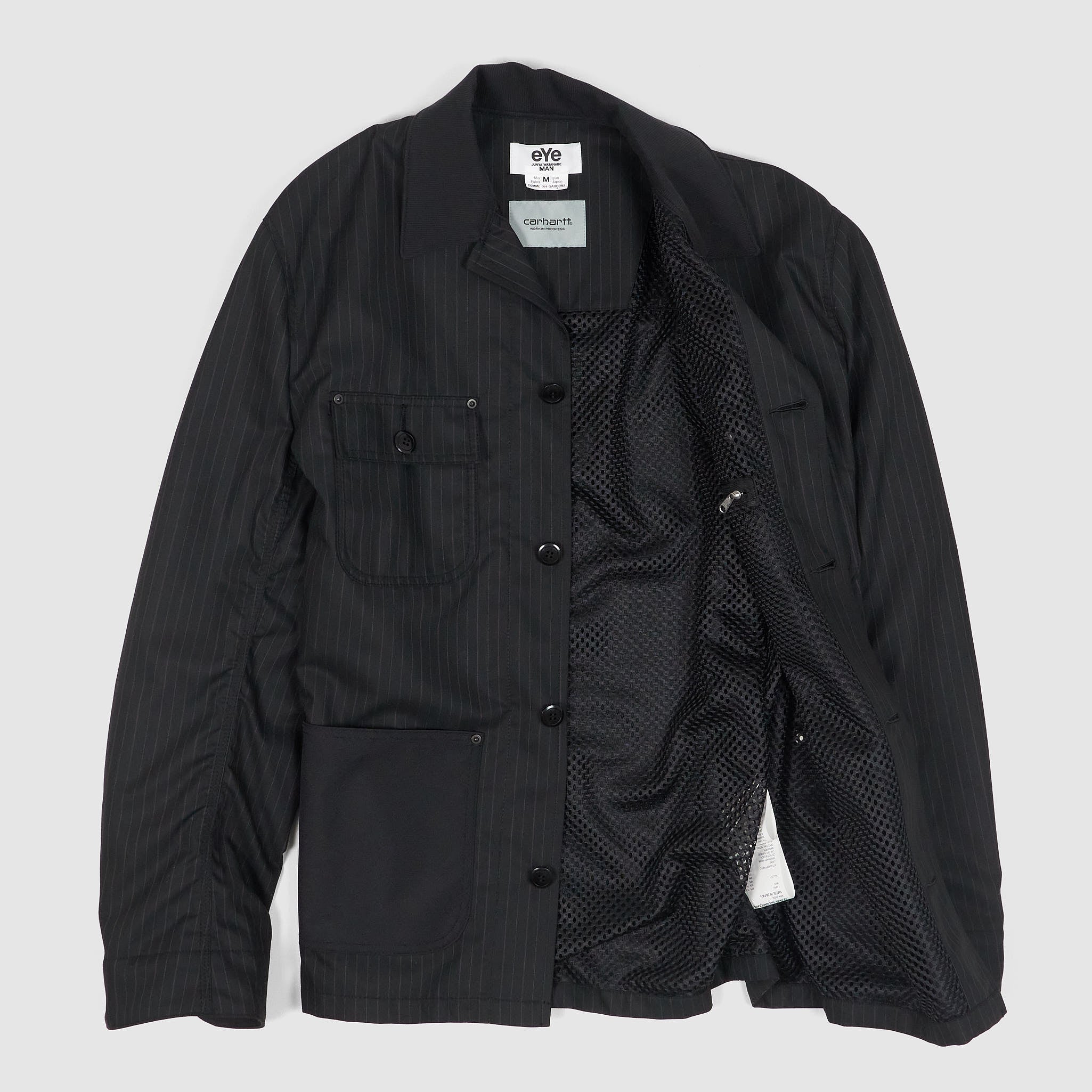 Junya Watanabe MAN x Carhartt Pinstripe Work Blazer - DeeCee style