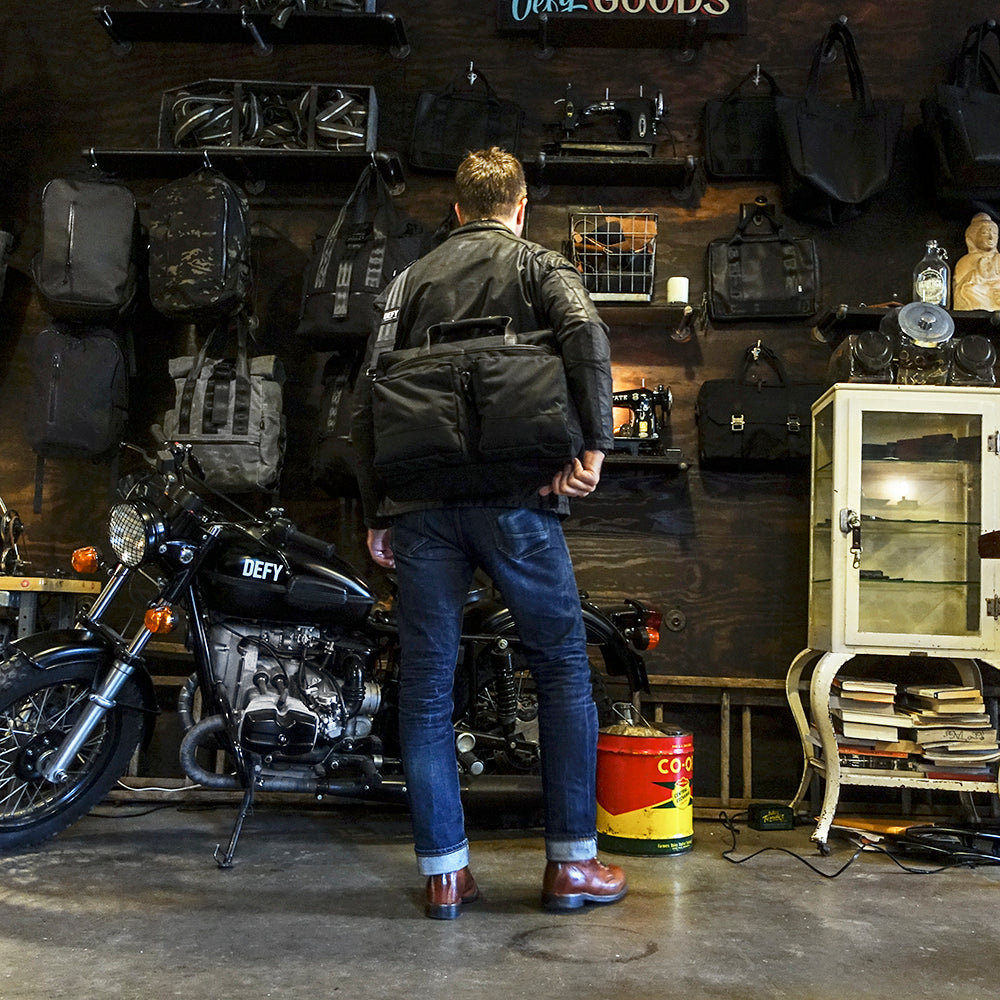 Epic 48 Hour Briefcase | Black Ballistic Nylon – DEFY