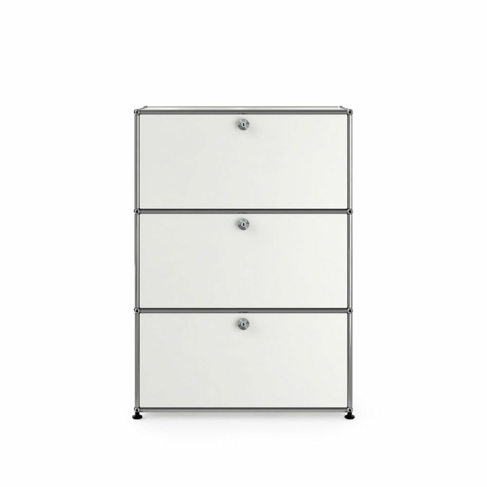 USMハラー キャビネット 1連3段（ドロップダウンドア×2